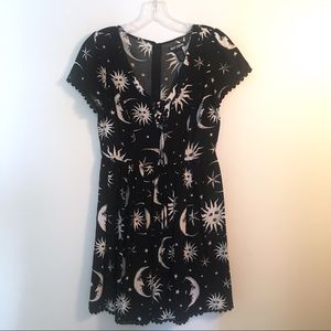 Celestial Sun and Moon Dress